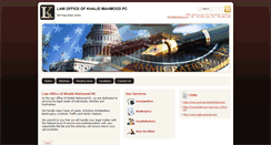 Desktop Screenshot of khalidlaw.com